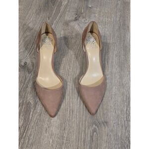 Vince Camuto Renny Women's Leather Pink‎ Suede Heels Size 10M